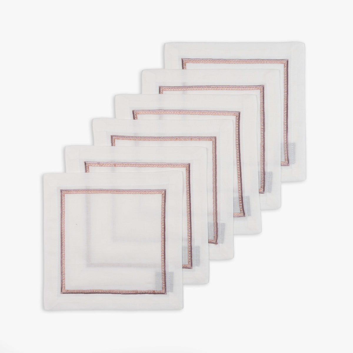 Whispered Edge Cocktail Napkins