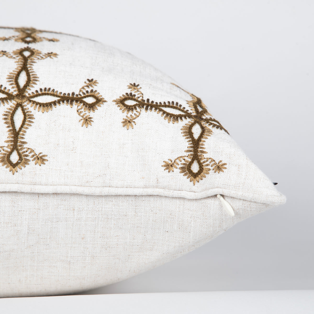 Designer Dune Pavillion Chenille Embroidery Cushion