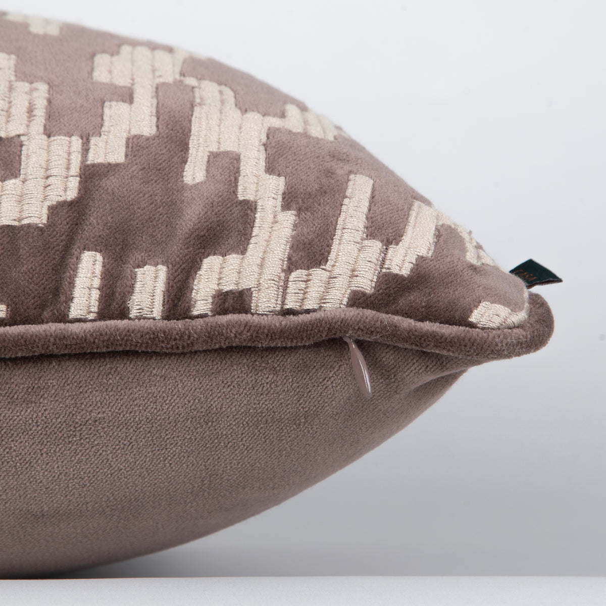 Cedar Slate Textured Lumbar Cushion 12x22