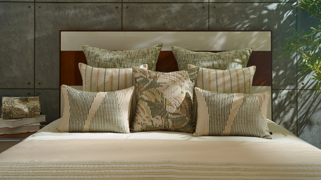 Solid vs. Embroidered Cushions: How to Layer Designer Cushions