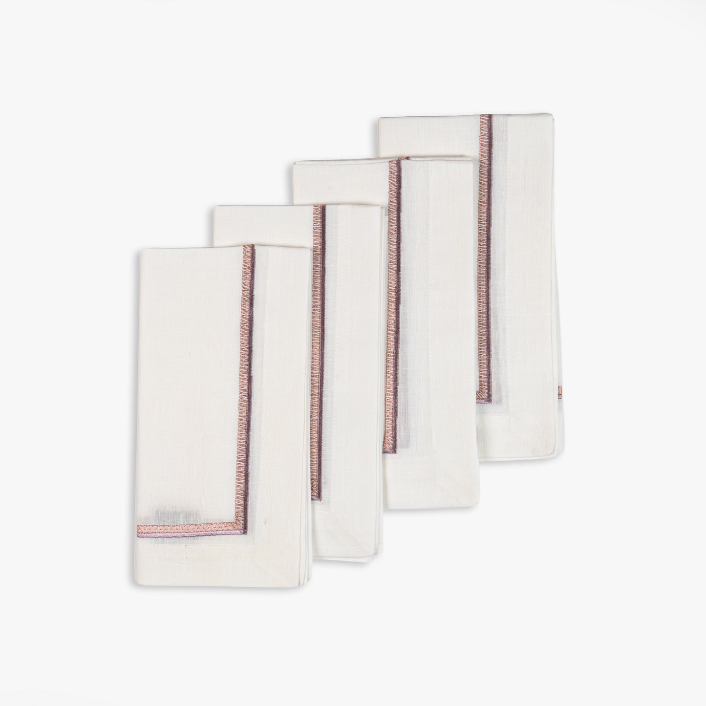 Whispered Edge Dinner Napkins