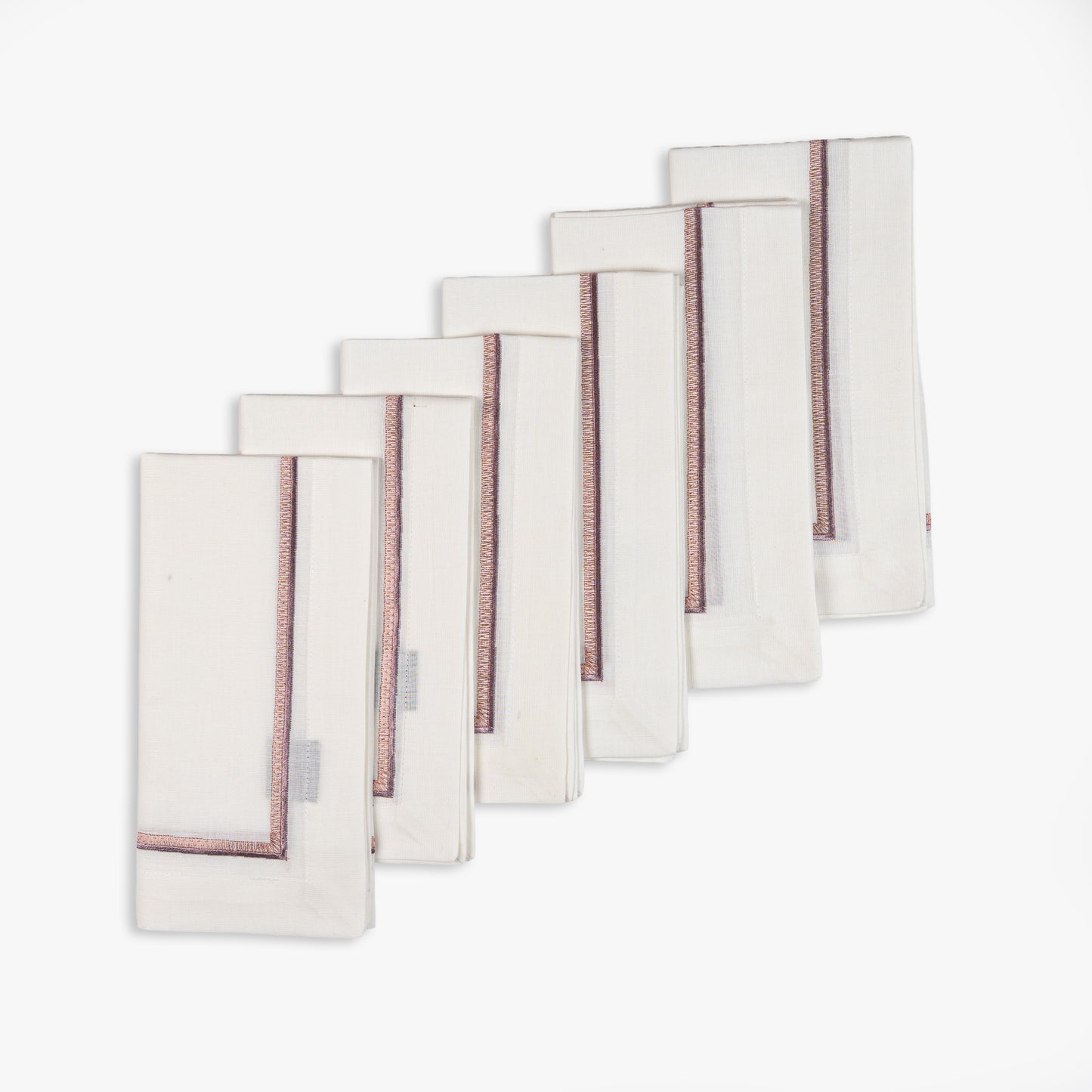 Whispered Edge Dinner Napkins