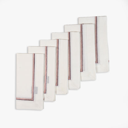 Whispered Edge Dinner Napkins