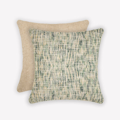 Interplay Beige Solid Textured Cushion 24" x 24"