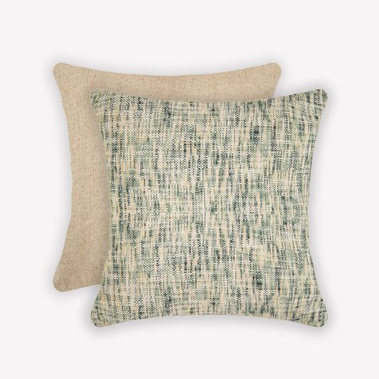 Interplay Beige Solid Textured Cushion 24" x 24"