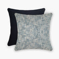 Interplay Indigo Solid Textured Cushion 24" x 24"