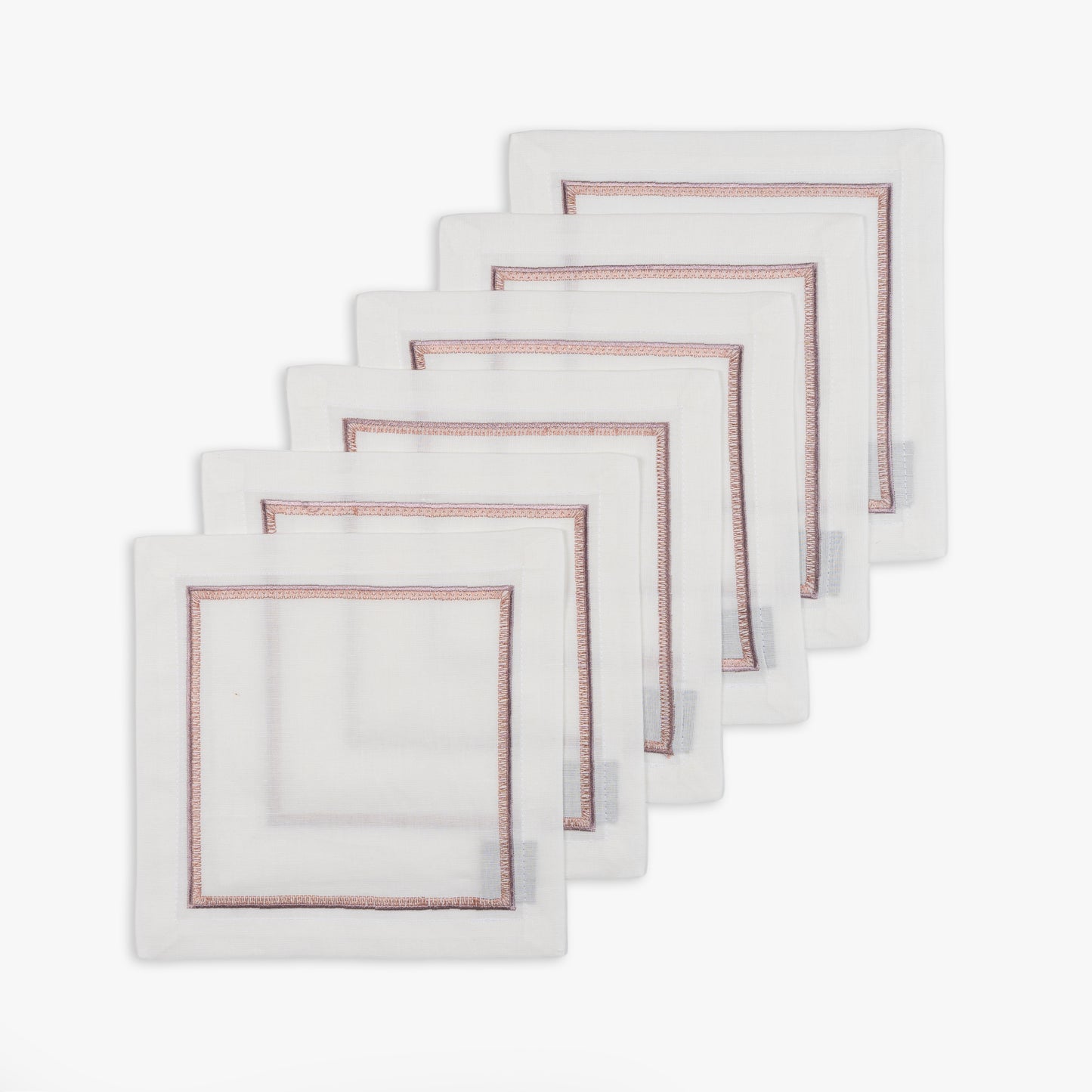 Whispered Edge Cocktail Napkins