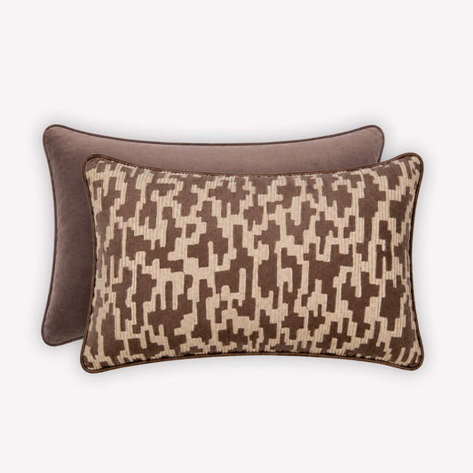 Cedar Slate Textured Lumbar Cushion