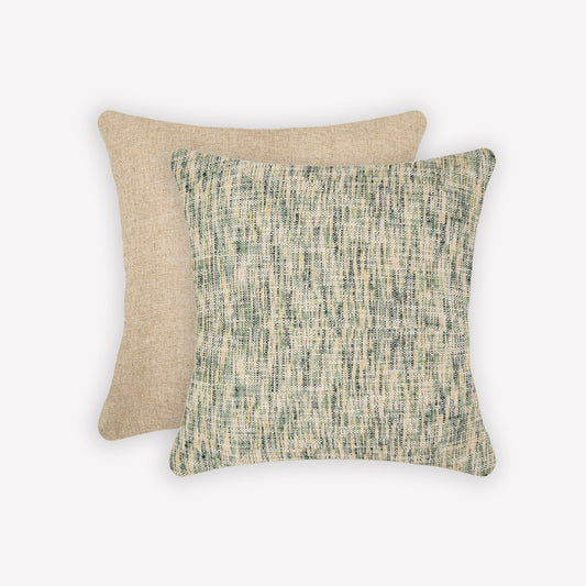 Interplay Beige Solid Textured Cushion 18" x 18"