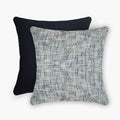 Interplay Indigo Solid Textured Cushion 18" x 18"
