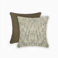 Interplay Olive Solid Textured Cushion 18" x 18"