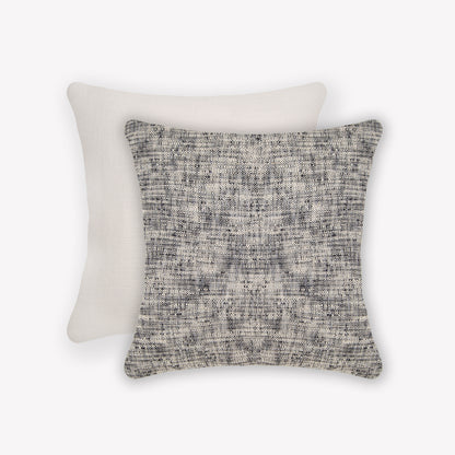 Interplay Ivory Solid Textured Cushion 18" x 18"