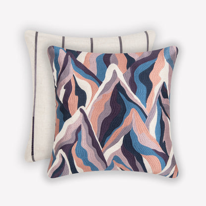 Echoed Ridgeline Emb Cushion