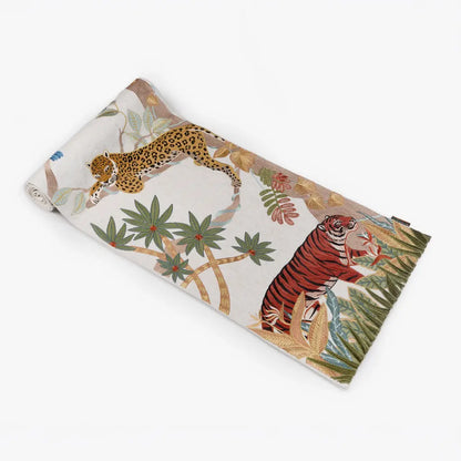 Kabini Trail Applique Runner with Embroidered Foliage