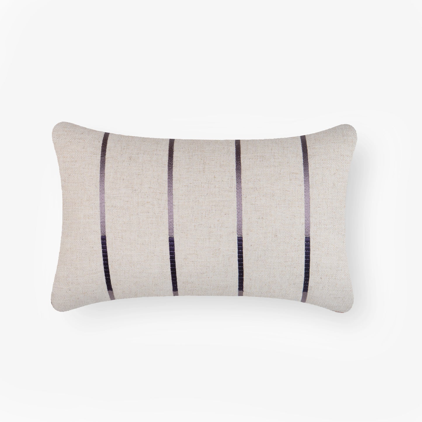 Aerial Grid Cut Pile Emb Lumbar Cushion