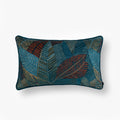 Jungle Muse Cord Piping Lumbar Cushion