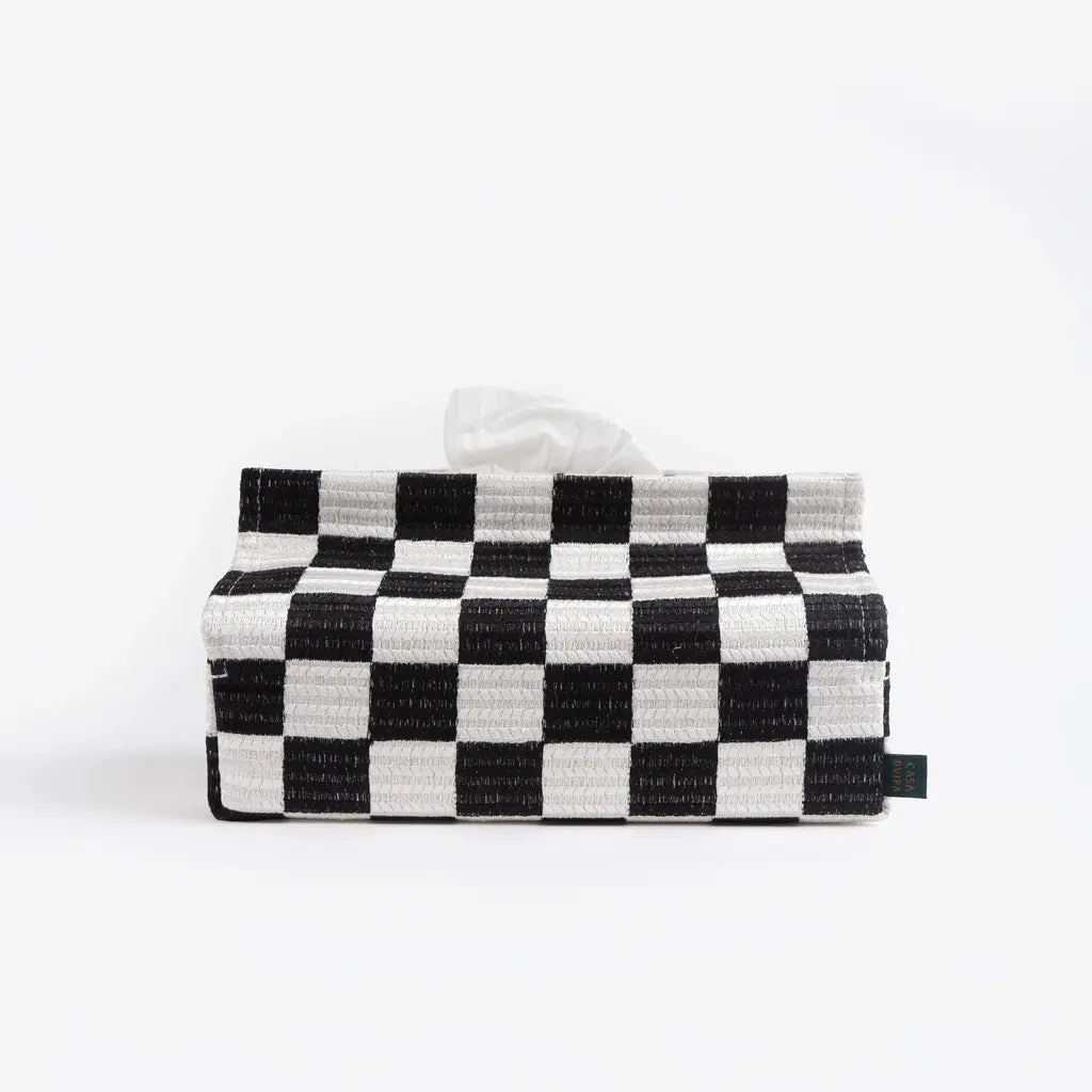 Soho Checks Tissue Box