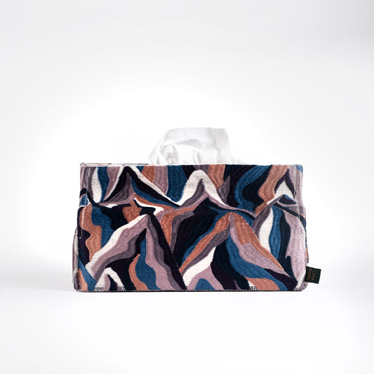 Echoed Ridgeline Tissue Box