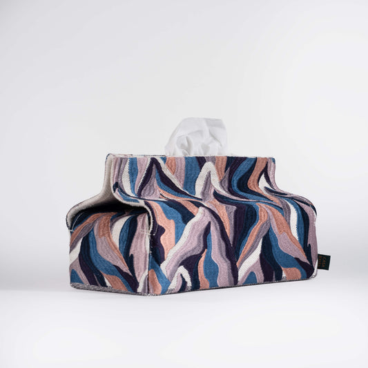 Echoed Ridgeline Tissue Box 