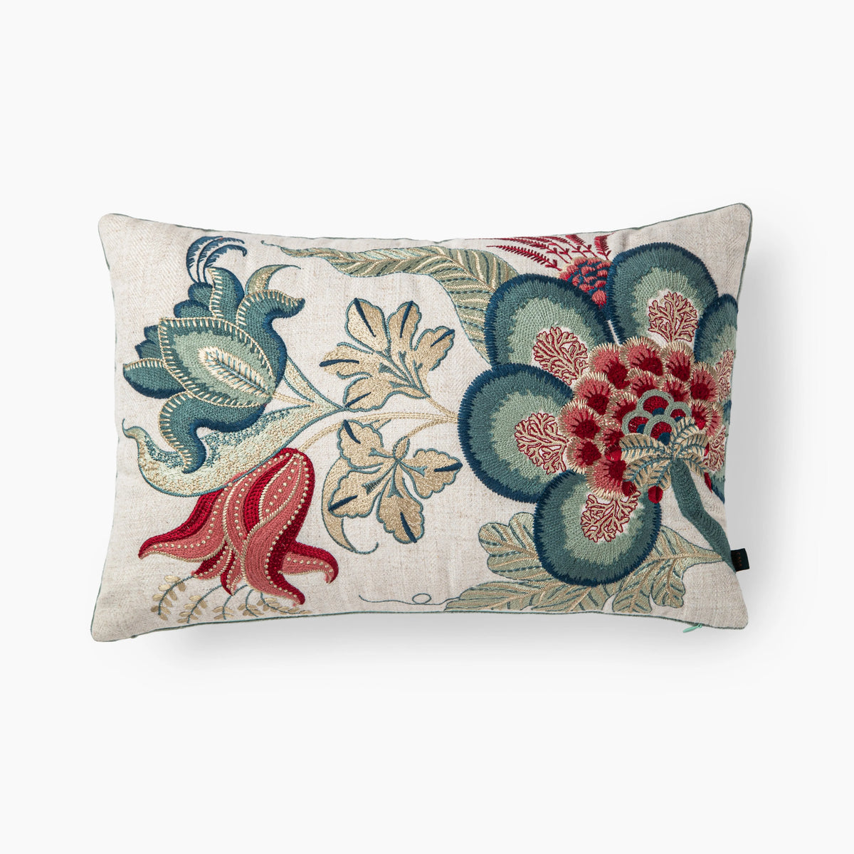 Golconda Chenille Emb Lumbar Cushion