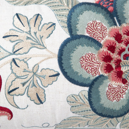 Golconda Chenille Emb Lumbar Cushion