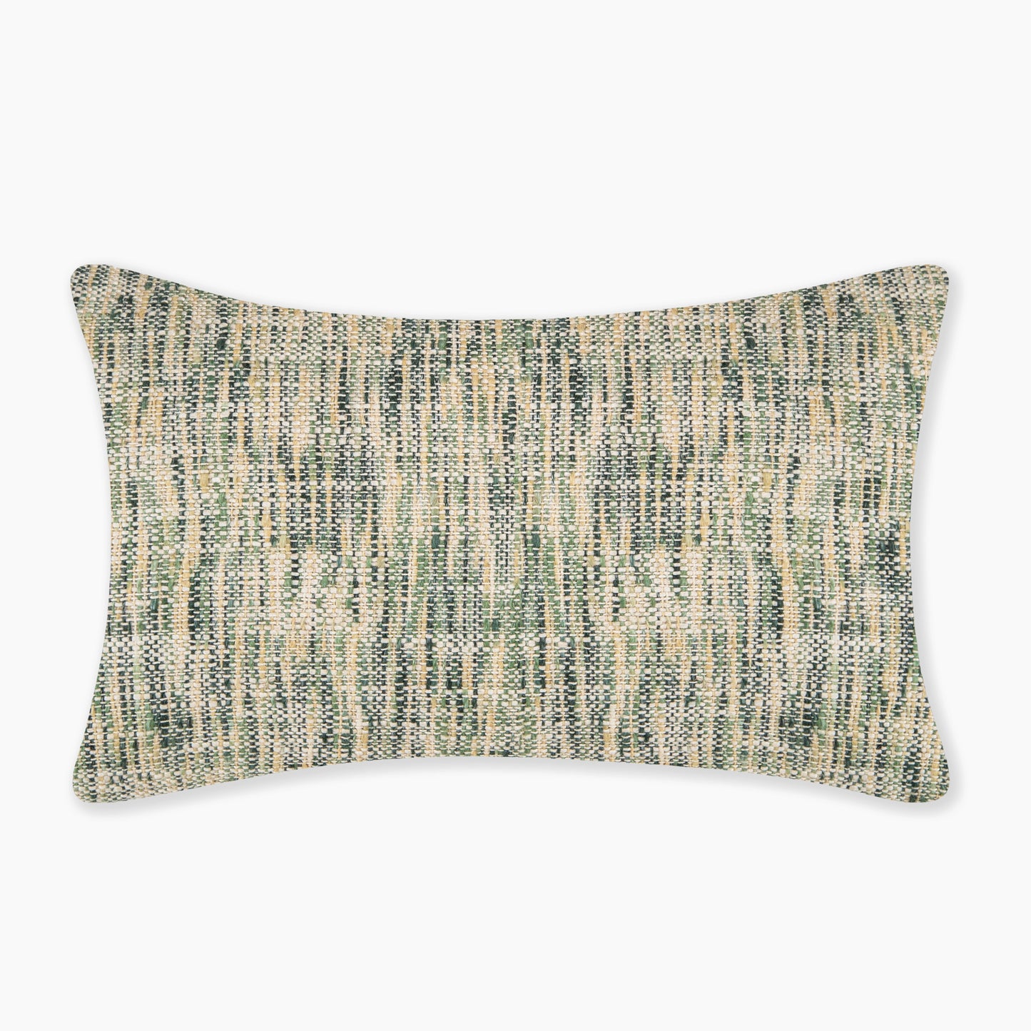 Interplay Olive Solid Textured Lumbar Cushion 12" x 22"