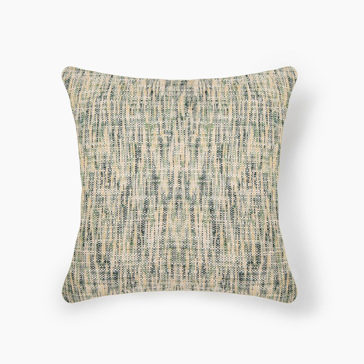 Interplay Olive Solid Textured Cushion 18" x 18"