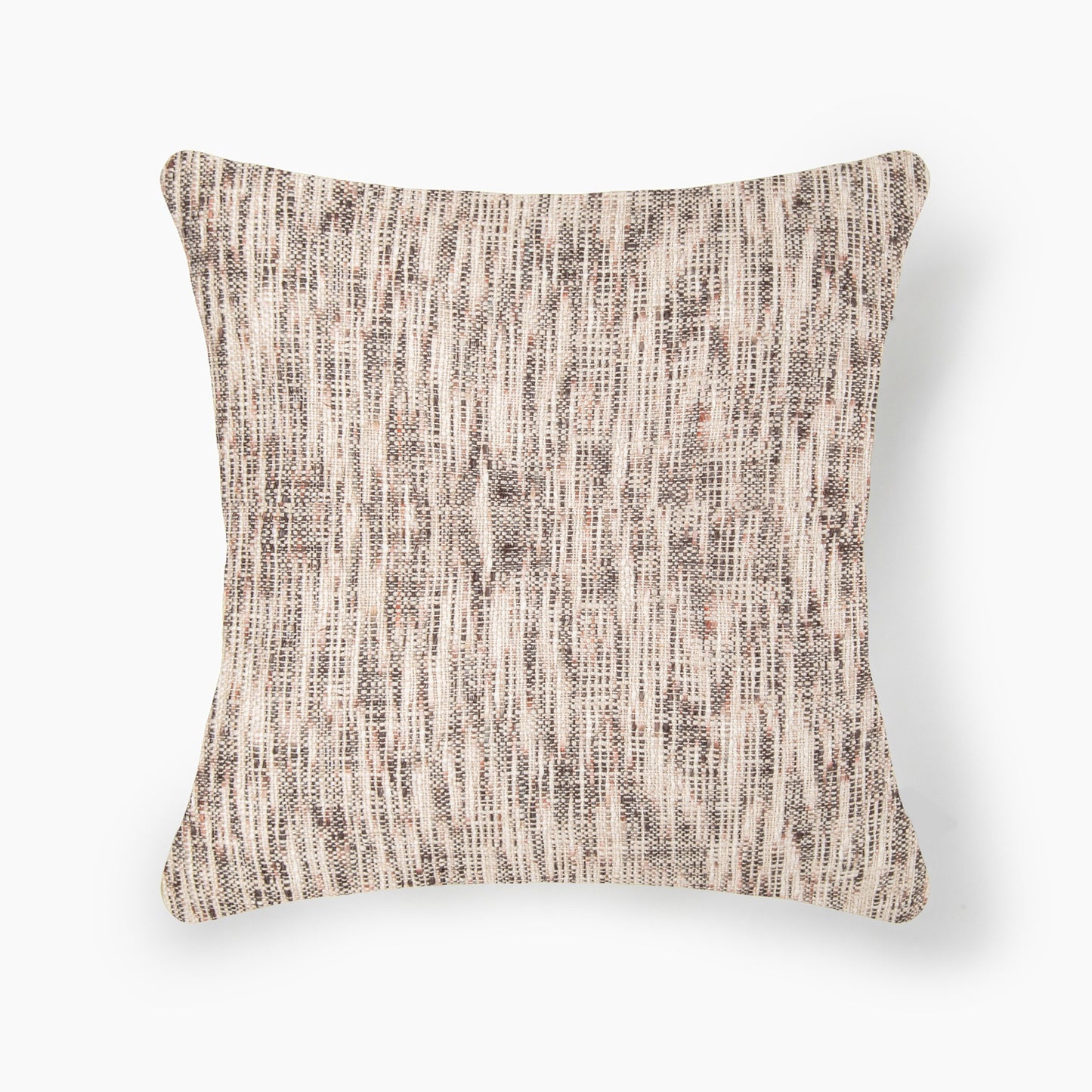 Interplay Rust Solid Textured Cushion 18" x 18"