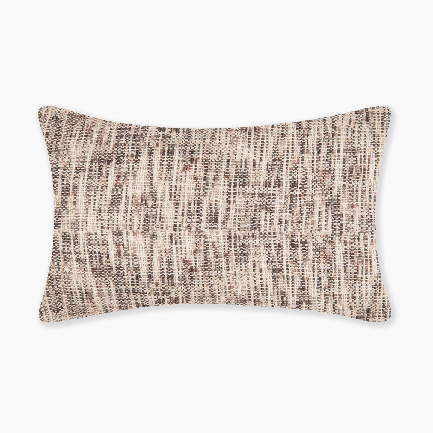 Interplay Rust Solid Textured Cushion 12" x 22"