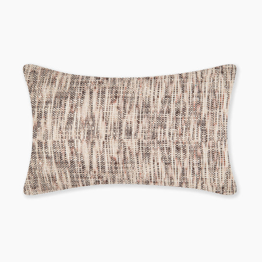 Interplay Rust Solid Textured Cushion 12" x 22"