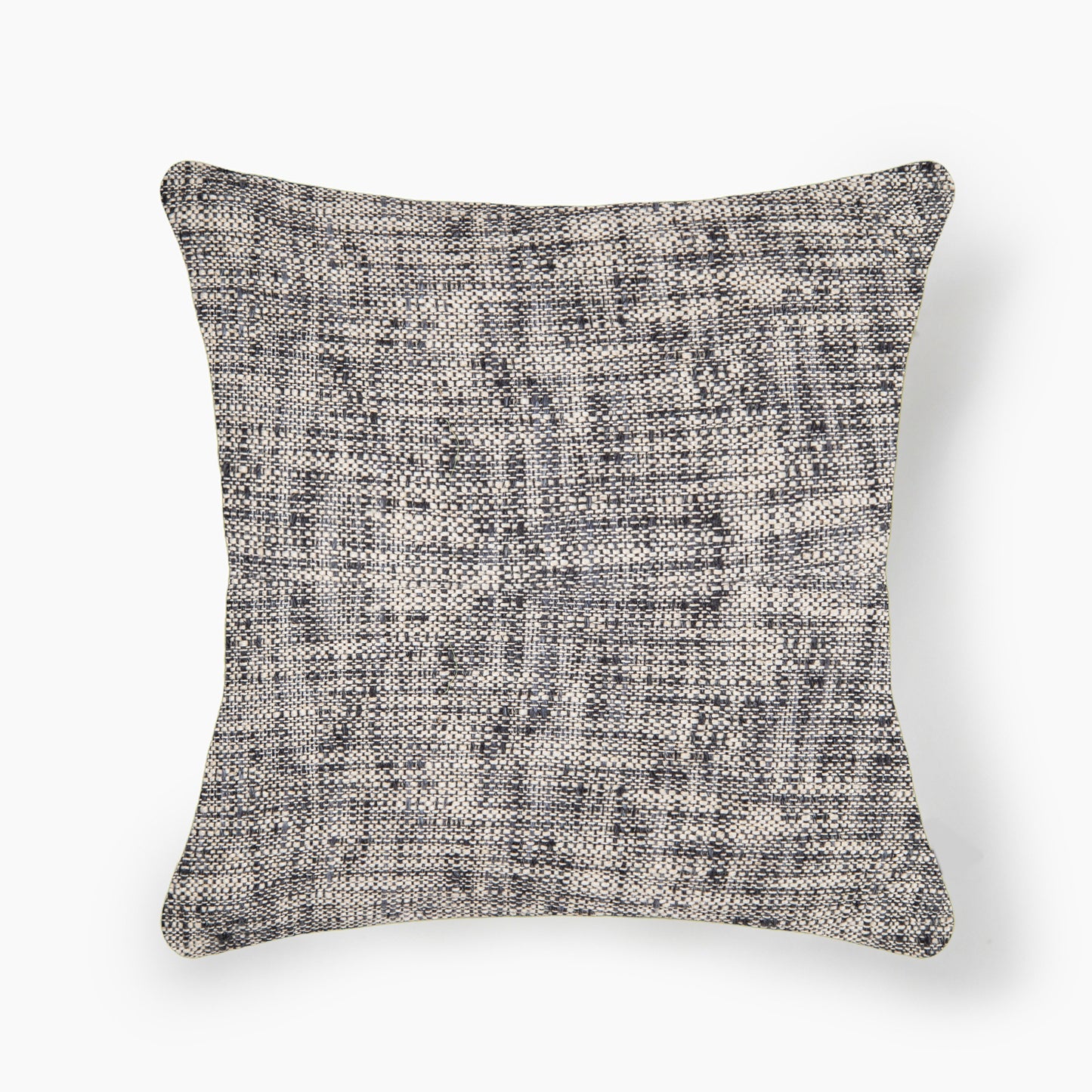 Interplay Ivory Solid Textured Cushion 24" x 24"
