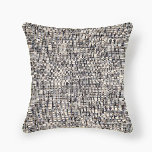 Interplay Ivory Solid Textured Cushion 24" x 24"