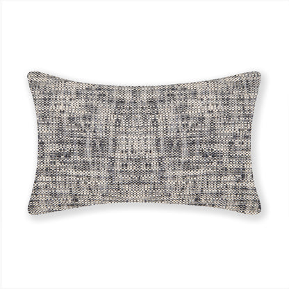 Interplay Ivory Solid Textured Cushion 12" x 22"