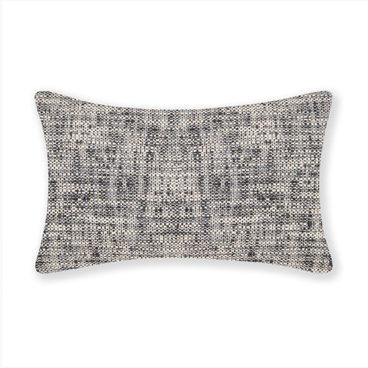 Interplay Ivory Solid Textured Cushion 12" x 22"