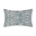 Interplay Indigo Solid Textured Lumbar Cushion 12" x 22"