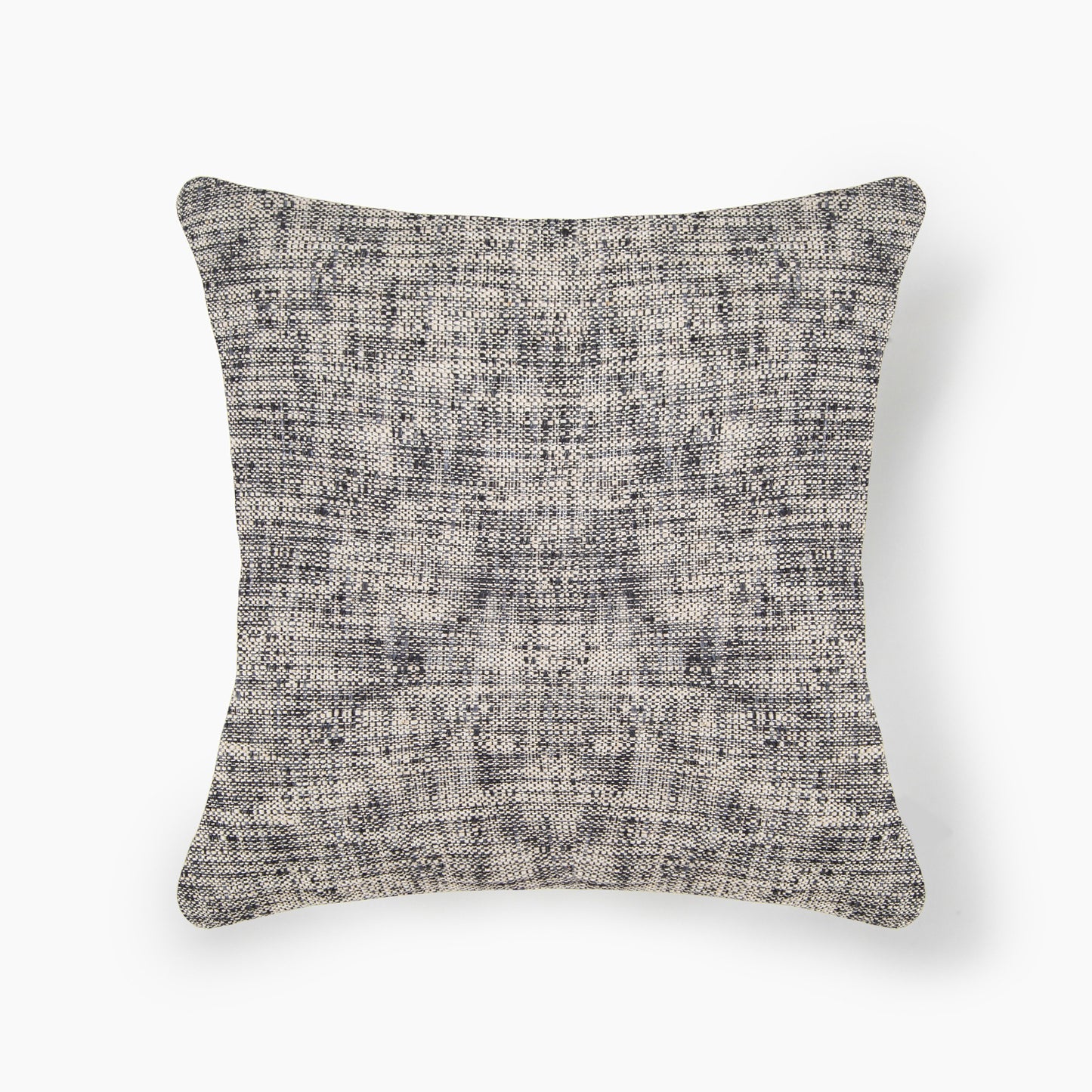 Interplay Ivory Solid Textured Cushion 18" x 18"