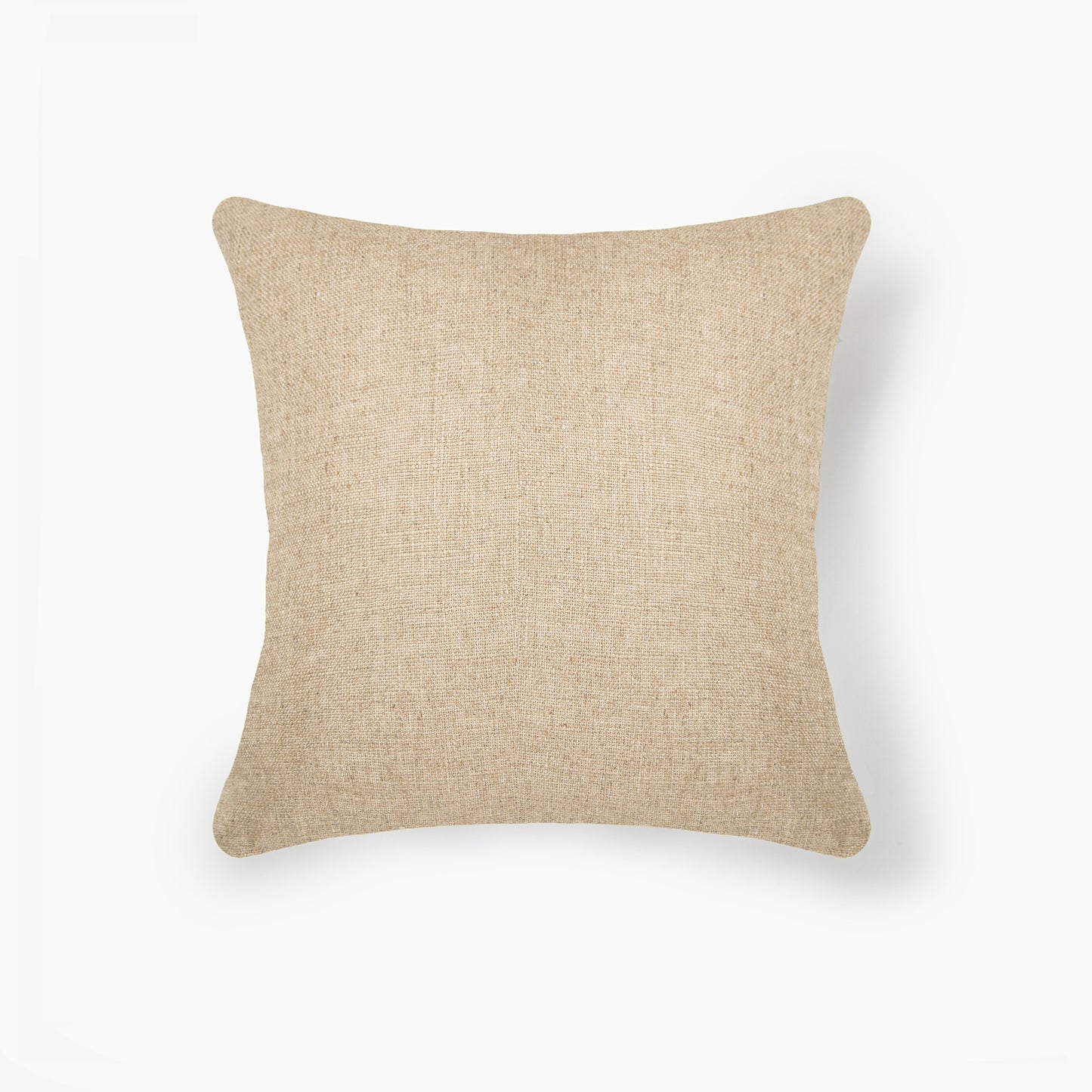 Interplay Beige Solid Textured Cushion 24" x 24"
