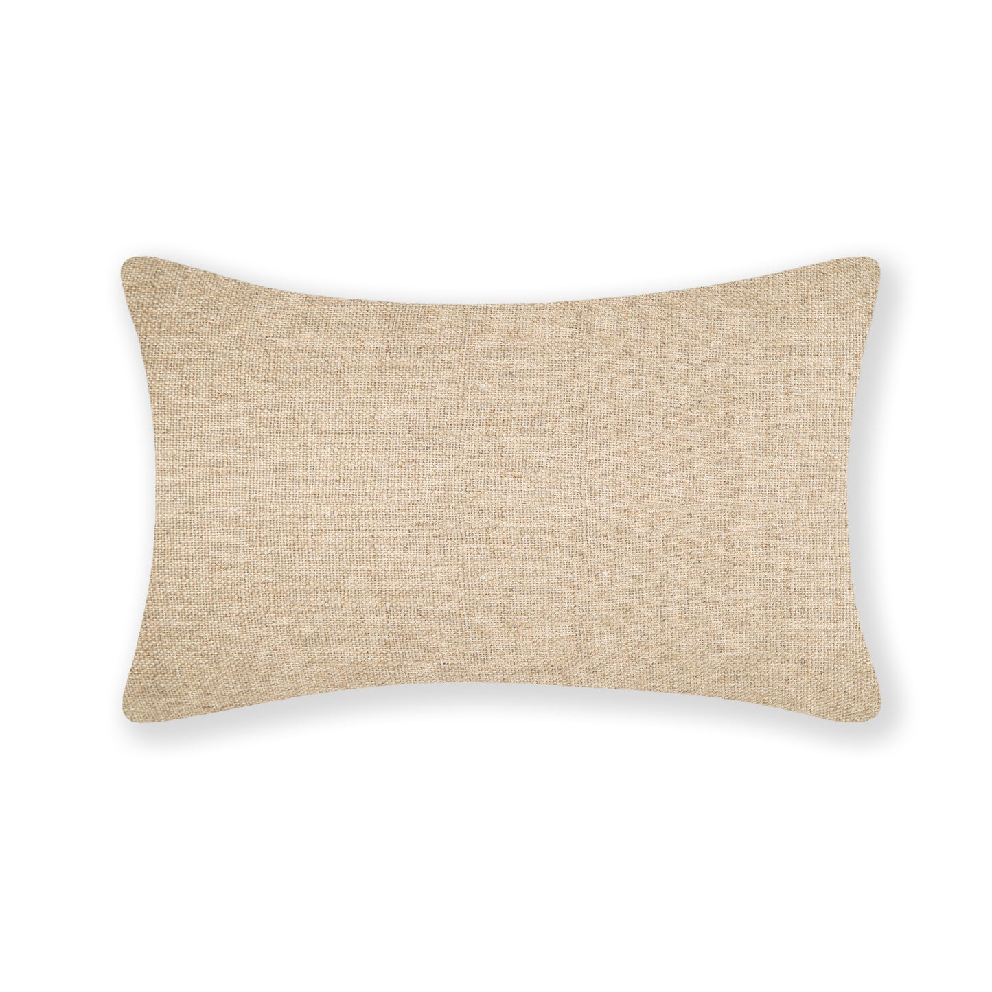 Interplay Beige Solid Textured Cushion 12" x 22"