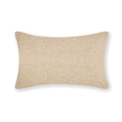 Interplay Beige Solid Textured Cushion 12" x 22"