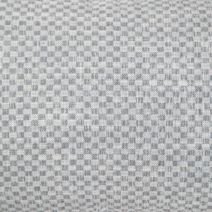 Formora Pewter Textured Lumbar Cushion