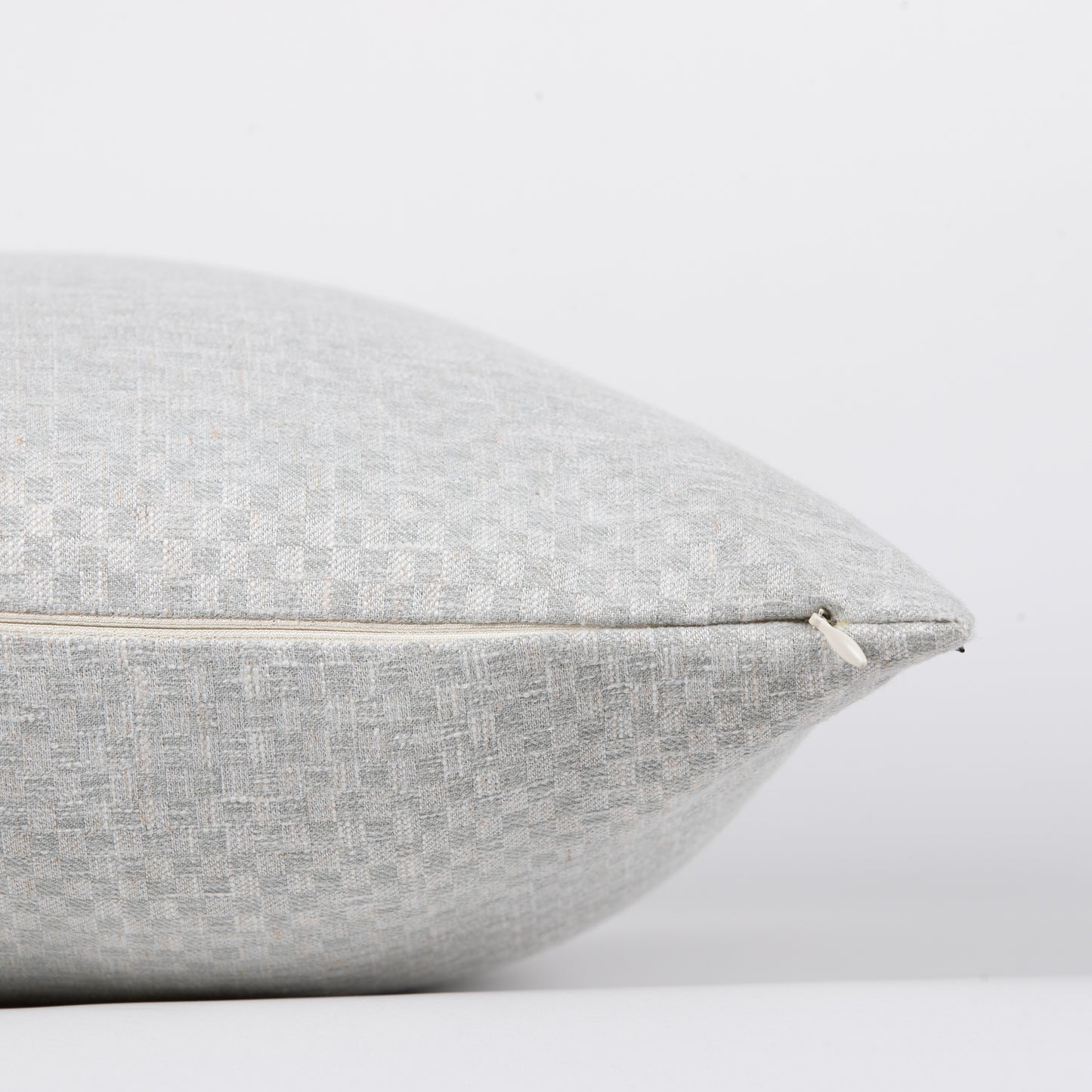 Formora Teal Green Textured Lumbar Cushion