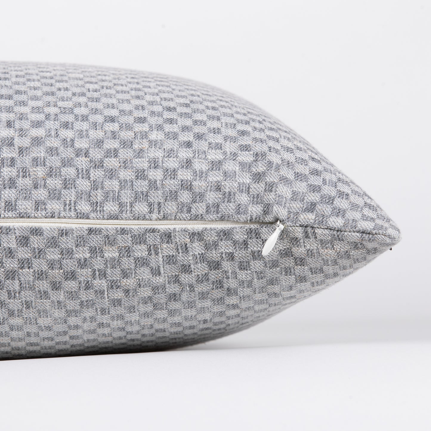 Formora Pewter Textured Lumbar Cushion