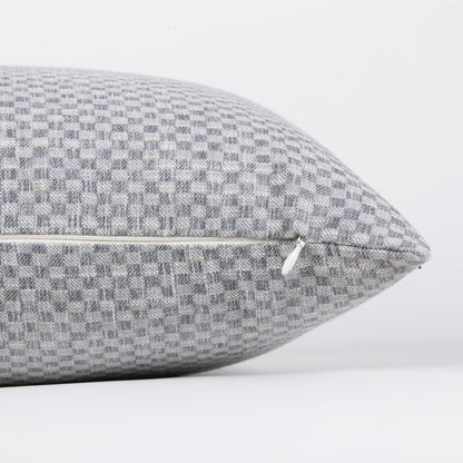 Formora Pewter Textured Lumbar Cushion
