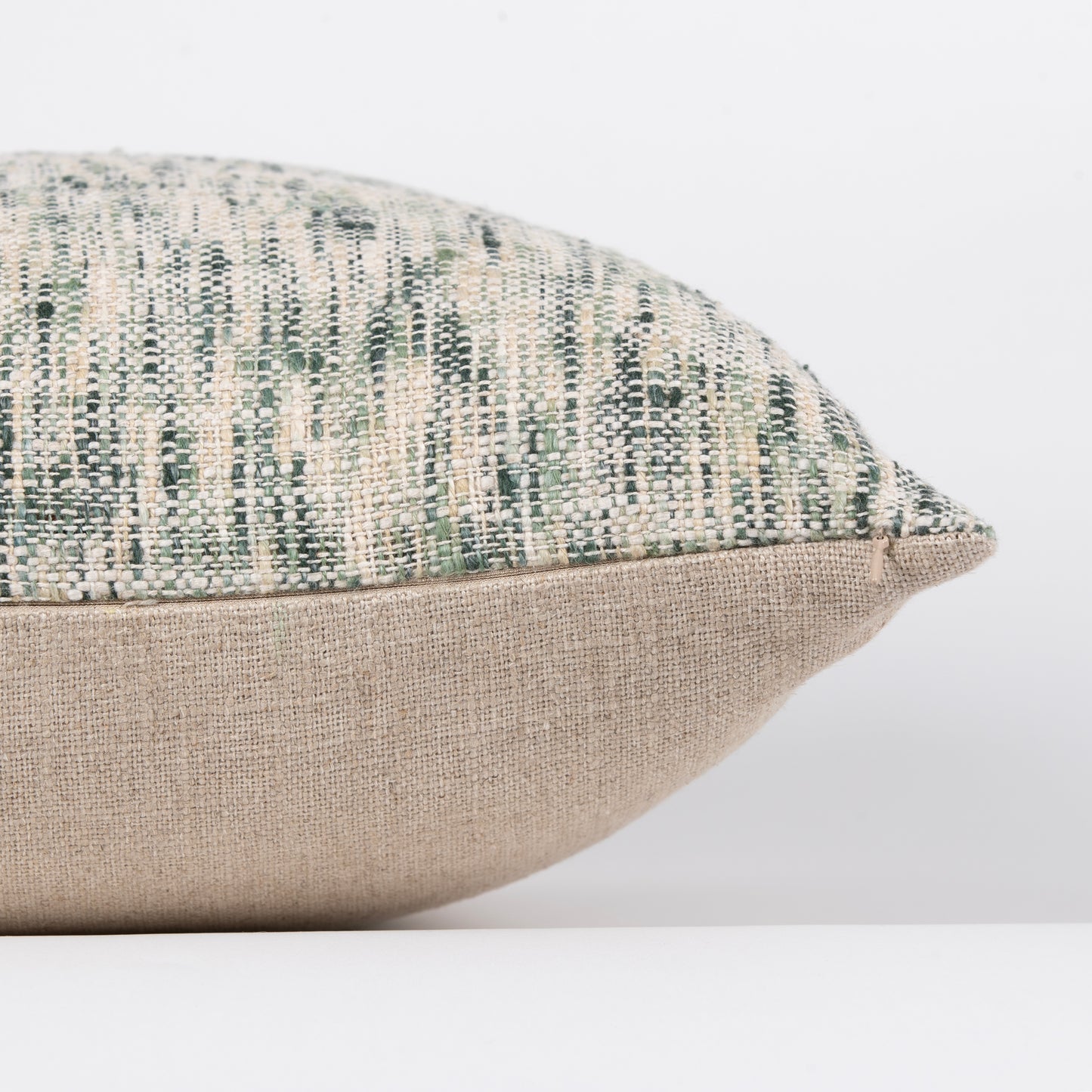 Interplay Beige Solid Textured Cushion 18" x 18"