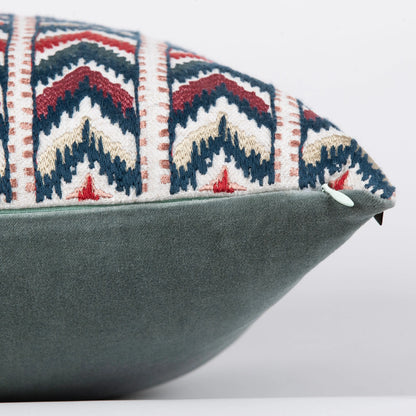Teer Chenille Emb Cushion
