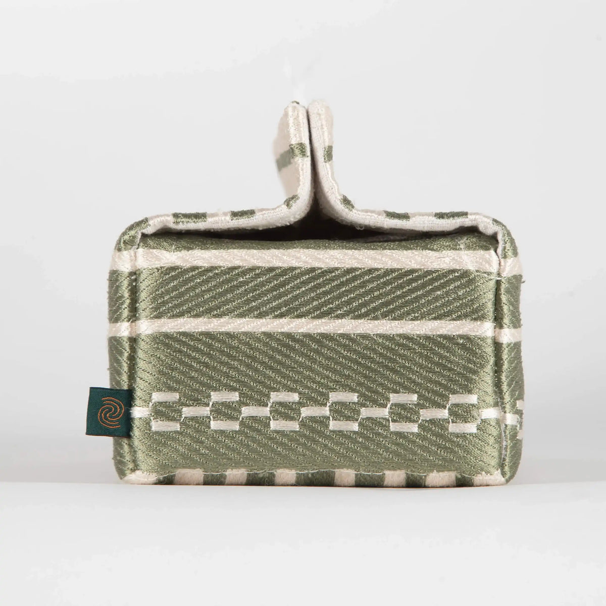 Malabar Elan Tissue Box, Crafted Woven Tissue Box side