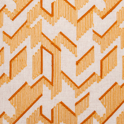 Honey Comb Cord Emb Cushion - Yellow