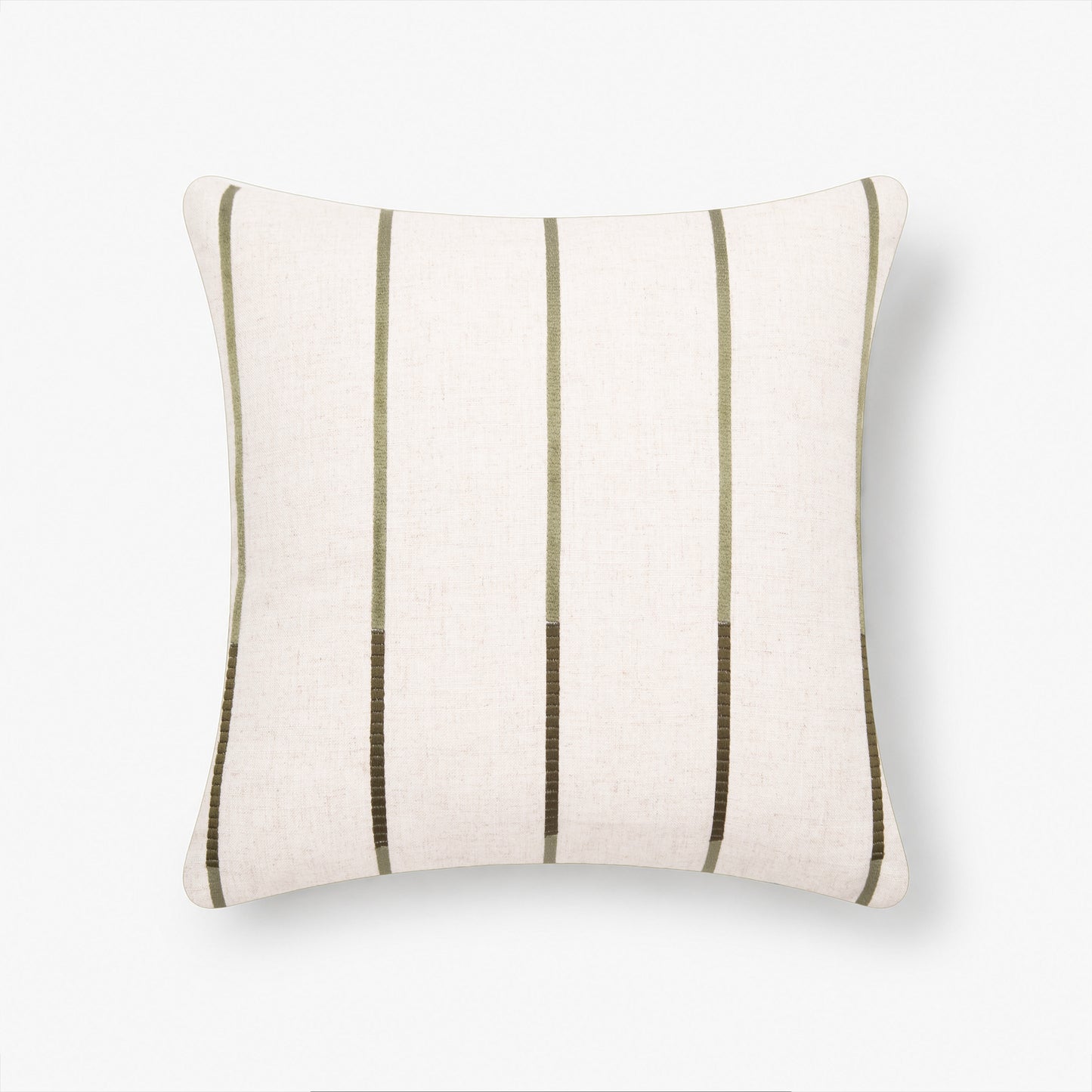 Honey Comb Cord Emb Cushion - Emerald Green