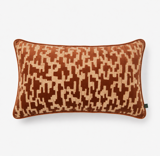 Cedar Bark Textured Lumbar Cushion