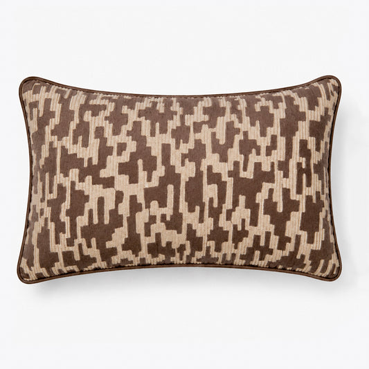 Cedar Slate Textured Lumbar Cushion